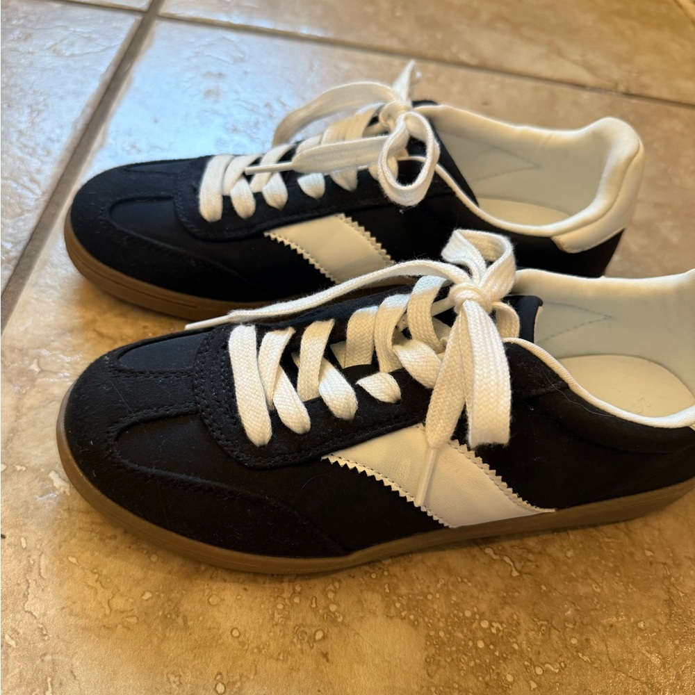 Black and White Sneakers